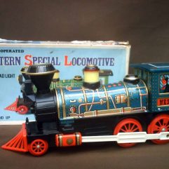 Trenzinho Antigo Western Special Locomotive dos anos 70