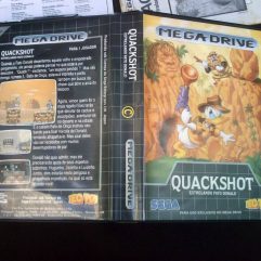 Jogo Mega Drive Quackshot Tectoy na caixa original