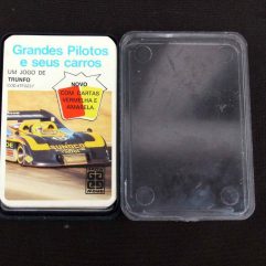 Super Trunfo Grandes pilotos e seus carros Completo Grow anos 80