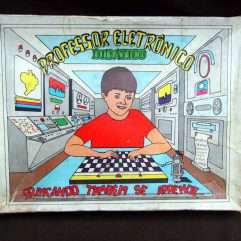 Raro Jogo Professor Eletrônico Didático dos anos 80 Funcionando