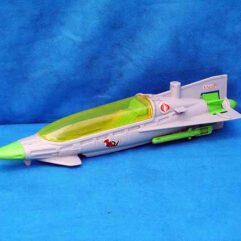 Antiga Nave Verde e cinza Comandos em Ação Estrela anos 80