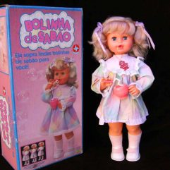 Boneca Antiga Bolinha de Sabão da Estrela dos anos 80 na caixa