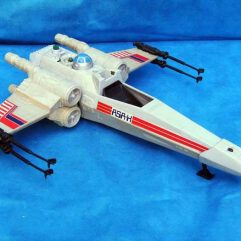 Antiga Nave Star Wars Asa X da Glasslite anos 80