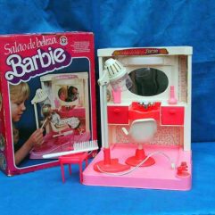Antigo Salão de Beleza da Barbie da Estrela anos 80 na caixa original