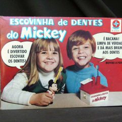 Antiga Escovinha de Dentes do Mickey Anos 70 na caixa original