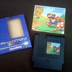 Cartucho Jogo Super Irmãos Phanton System Gradiente na caixa