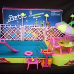 Barbie Esporte Total Piscina Estrela anos 80 na caixa