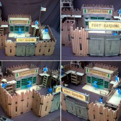 Playmobil Fort Randall Headquarters dos anos 80