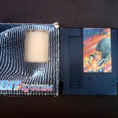 Cartucho Jogo Contra Bit System Nintendo na caixa