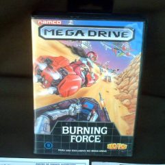 Jogo Mega Drive Burning Force Tectoy na caixa original