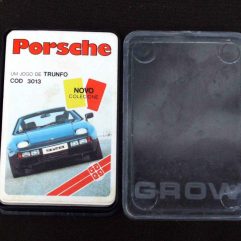 Super Trunfo Porsche Completo Grow anos 80 na caixa