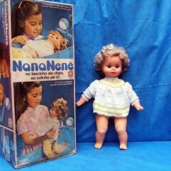 Boneca Antiga Nana Nenê da Estrela Anos 80 na caixa original