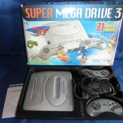 Videogame Super Mega Drive 3 Tectoy 71 jogos na caixa