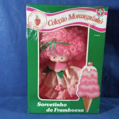 Boneca Sorvetinho de Framboesa Coleção Moranguinho Estrela caixa lacrada anos 80