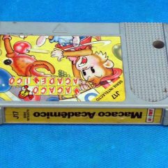 Cartucho MSX Macaco Acadêmico Monkey Academy original dos anos 80
