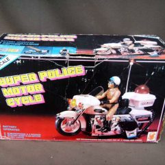 Antiga Motinho Super Police Motor Cycle na Caixa