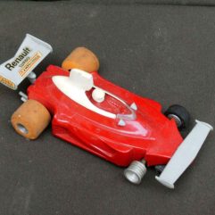 Carrinho de Autorama Antigo Vermelho da Estrela