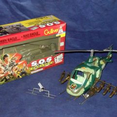 Helicóptero Green Eagle SOS Comandos Gulliver na Caixa