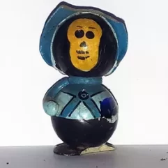 Boneco Artesanal Bolinha De Gude Esqueleto Do He-man Anos 80