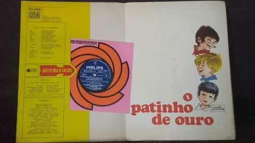 Livro O Patinho Feio Edição Sonora Infantil Com Vinil - Imagem 2