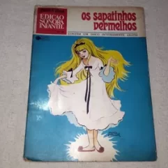Livro Os Sapatinhos Vermelhos Edição Sonora Infantil Com Vinil Coleção Pais E Filhos