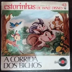 Lp Estorinhas De Walt Disney A Corrida Dos Bichos N 43