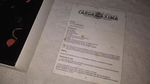 Raro Jogo Carga Máxima Da Grow Na Caixa Anos 80 Incompleto - Imagem 3