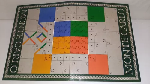 Jogo De Tabuleiro Monte Carlo Da Grow Dos Anos 70 Incompleto - Imagem 3