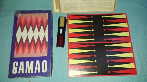 Raro Jogo De Gamão Grow Anos 70 Na Caixa Original Completo