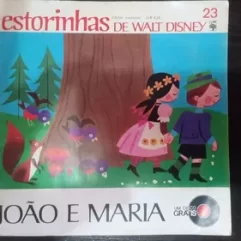 Lp Estorinhas De Walt Disney João E Maria Editora Abril N23