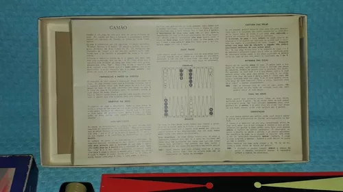 Raro Jogo De Gamão Grow Anos 70 Na Caixa Original Completo - Imagem 3