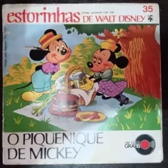Lp Estorinhas De Walt Disney O Piquenique De Mickey N 35