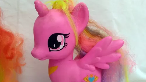 Lote 2 Cavalinhos My Little Pony Rosa E Azul Com Defeitos - Imagem 3