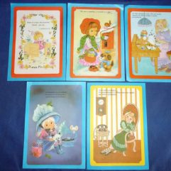 5 Raros Papeis De Carta Antigos Variados Lote