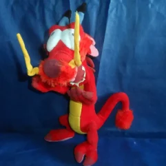 Dragão Mushu Pelúcia Filme Mulan Disney Usado 38cm Altura
