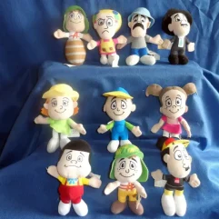 Coleção Chaves Pelúcia Usada Mc Donalds Completa No Estado