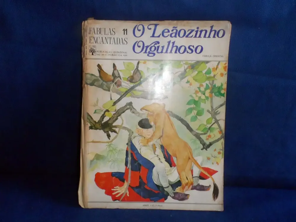 Livro Infantil O Leãozinho Orgulhoso Fábulas Encantadas 1970
