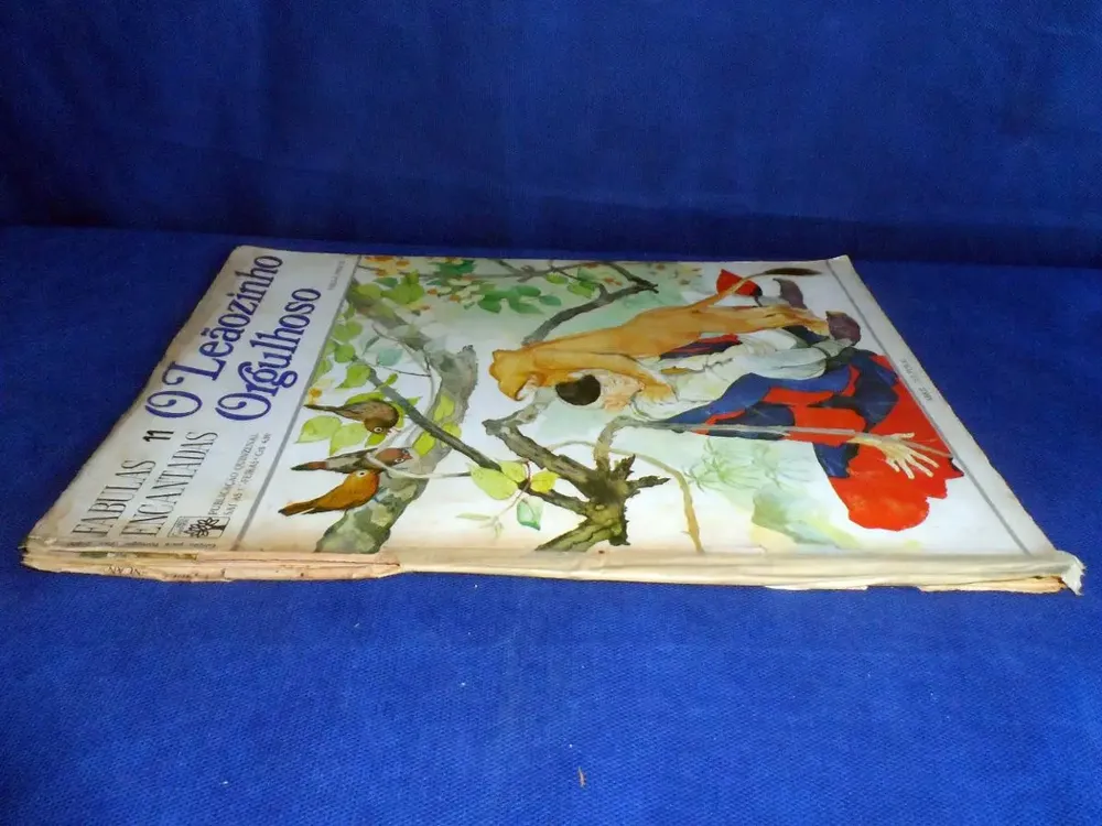 Livro Infantil O Leãozinho Orgulhoso Fábulas Encantadas 1970 - Imagem 6