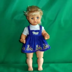Boneca Antiga Tippy Estrela Loira Com Defeito 40cm Altura