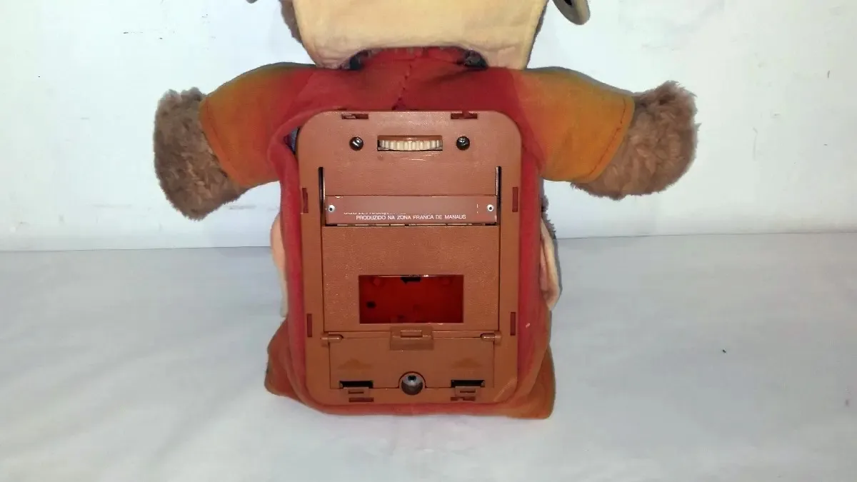 Antigo Ursinho De Pelúcia Teddy Ruxpin Tectoy Usado Defeito - Imagem 13