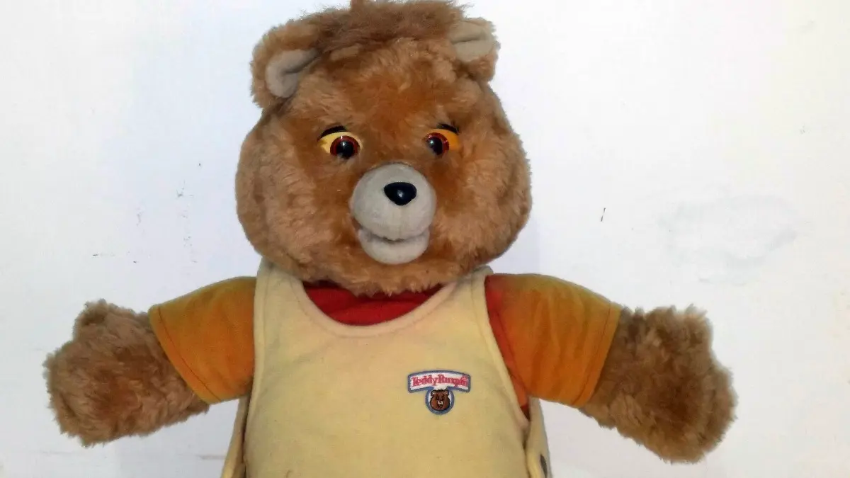 Antigo Ursinho De Pelúcia Teddy Ruxpin Tectoy Usado Defeito - Imagem 10