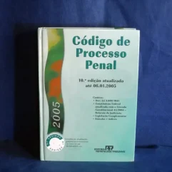 Livro Código De Processo Penal Usado 10ª Edição De 2005