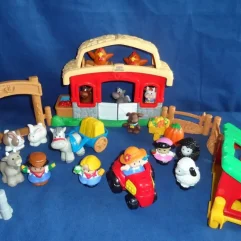 Bonecos E Fazendinha Little People Fisher Price Usados