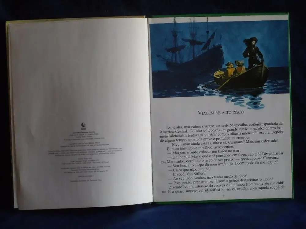 Livro Corsario Negro Grandes Clássicos Juvenis Ed Globo 1991 - Imagem 4