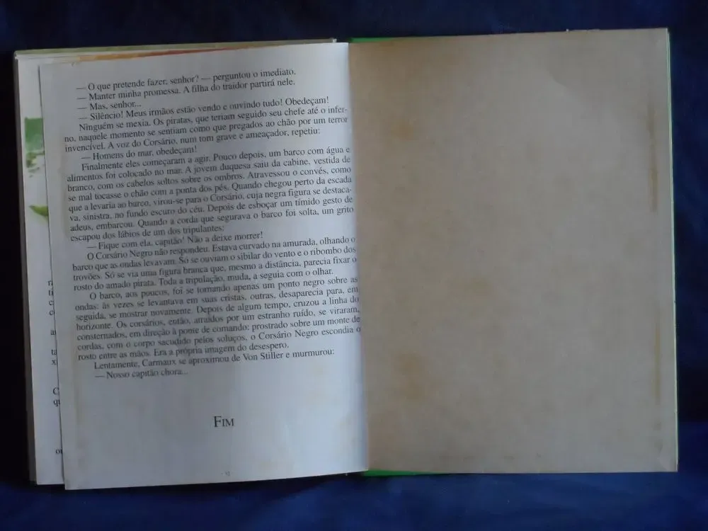 Livro Corsario Negro Grandes Clássicos Juvenis Ed Globo 1991 - Imagem 6