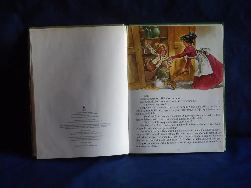 Livro Tom Sawyer Grandes Clássicos Juvenis Ed Globo 1991 - Imagem 4