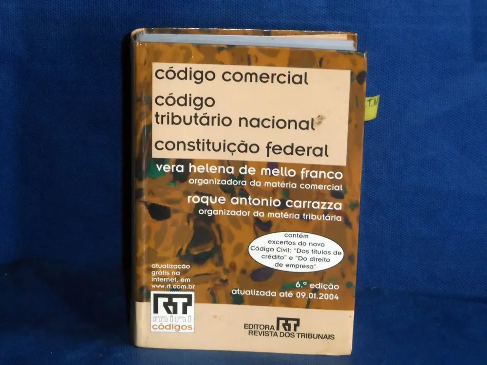 Livro Usado Cod Comercial Tributário Constituição 6ª Ed 2004