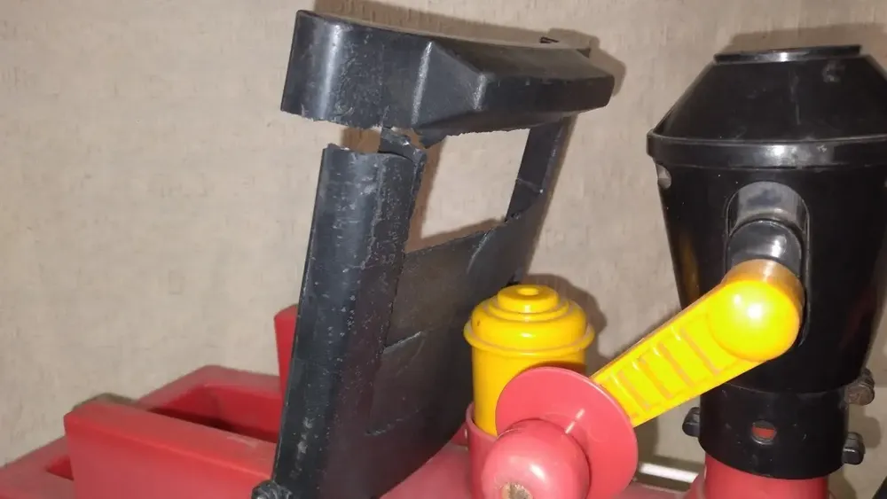 Trenzinho Estrela Vermelho Manivela Anos 80 Com Defeito 48cm - Imagem 6