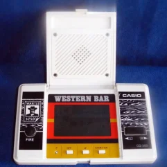Raro Minigame Antigo Western Bar Da Casio Cg-300 Funcionando