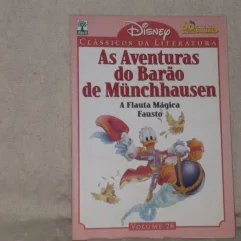 Clássicos Literatura Disney Aventuras Barão Munchhausen N28